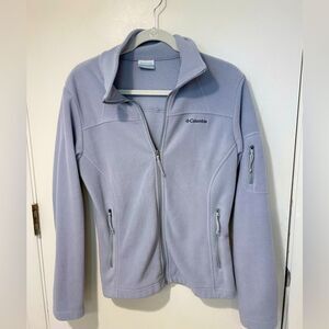 Columbia Sportswear Womens Benton Springs Full Zip Fleece Jacket gray sz M